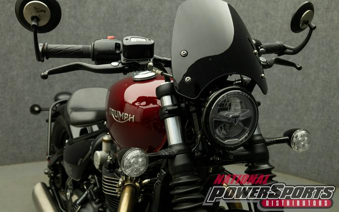 2022 TRIUMPH BONNEVILLE BOBBER W/ABS