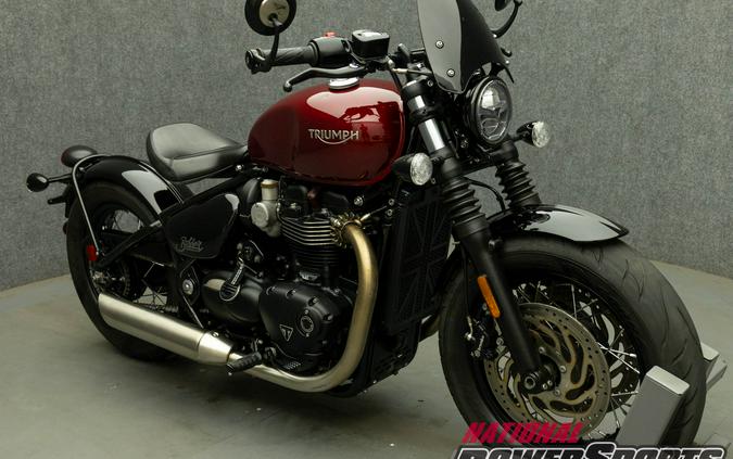 2022 TRIUMPH BONNEVILLE BOBBER W/ABS