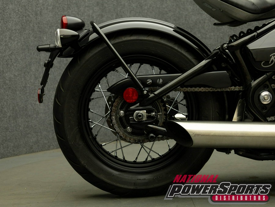 2022 TRIUMPH BONNEVILLE BOBBER W/ABS