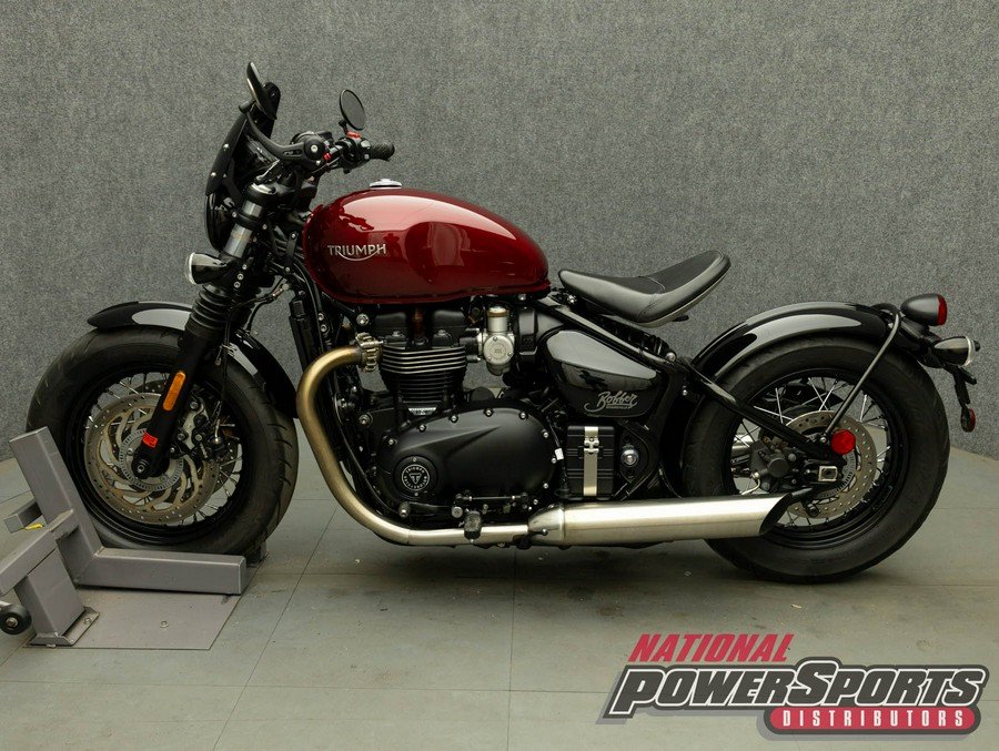 2022 TRIUMPH BONNEVILLE BOBBER W/ABS