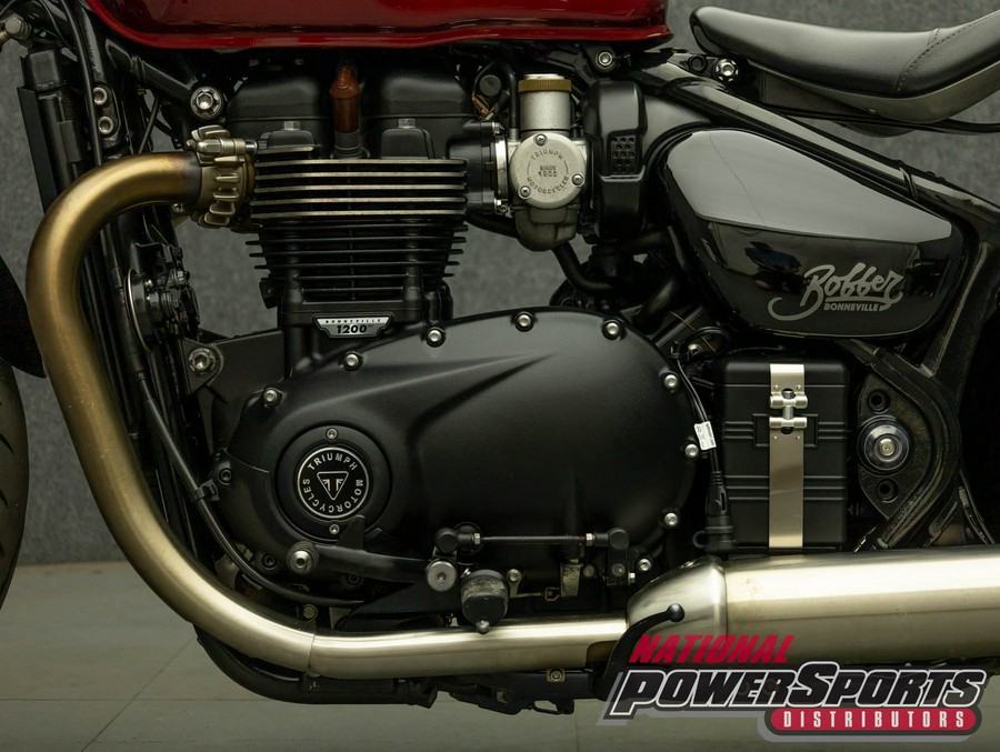 2022 TRIUMPH BONNEVILLE BOBBER W/ABS