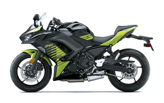 2026 Kawasaki Ninja 650 ABS Metallic Yellowish Green/Metallic Spark Black - 109654