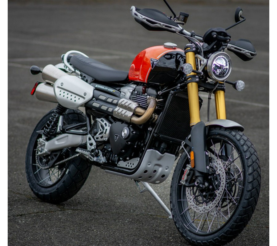 2024 Triumph Scrambler 1200 XE Baja Orange / Phantom Black