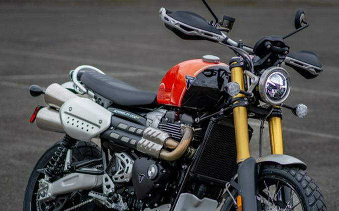 2024 Triumph Scrambler 1200 XE Baja Orange / Phantom Black