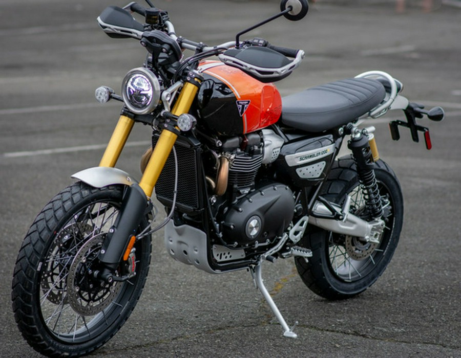 2024 Triumph Scrambler 1200 XE Baja Orange / Phantom Black