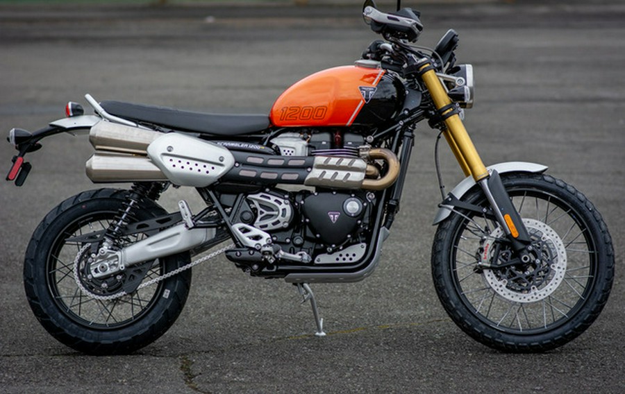 2024 Triumph Scrambler 1200 XE Baja Orange / Phantom Black