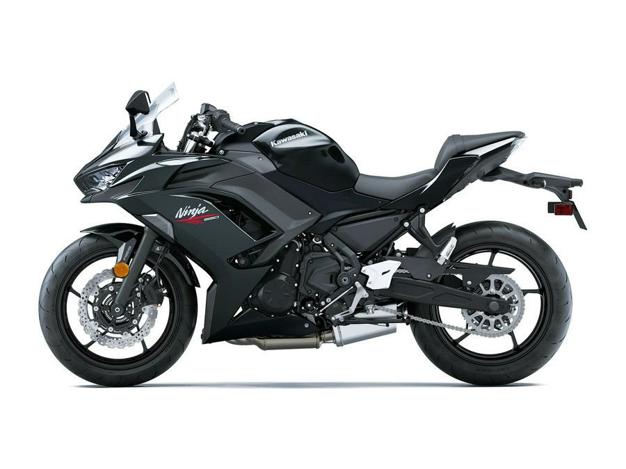 2026 Kawasaki Ninja 650 Metallic Flat Spark Black/Metallic Carbon Gray - 109653