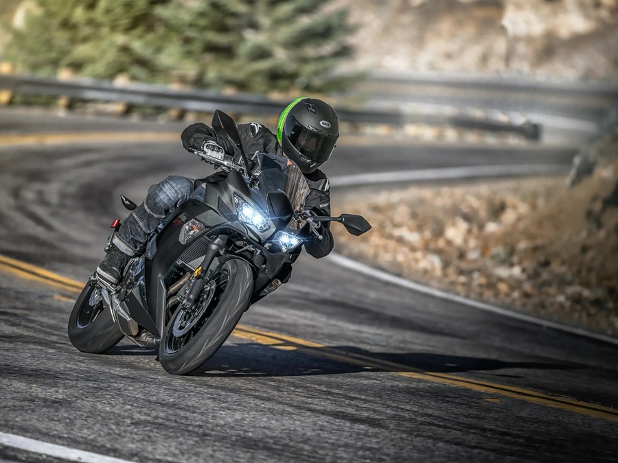 2026 Kawasaki Ninja 650 Metallic Flat Spark Black/Metallic Carbon Gray - 109653
