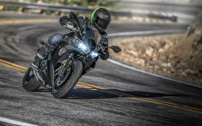 2026 Kawasaki Ninja 650 Metallic Flat Spark Black/Metallic Carbon Gray - 109653