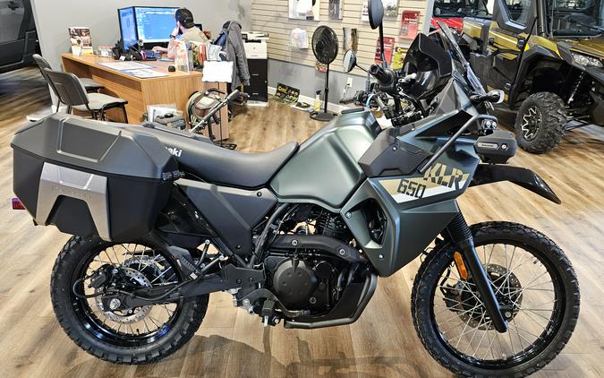 2026 Kawasaki KLR 650 Adventure ABS Metallic Matte Dark Green - 109652