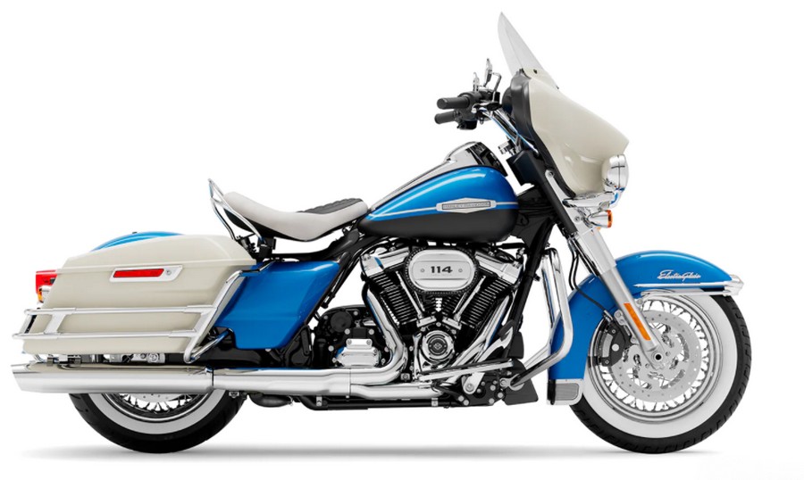 2021 Harley-Davidson® Electra Glide® Revival™ Hi-Fi Blue/Birch White