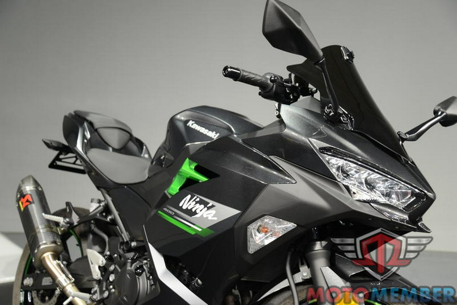 2023 Kawasaki Ninja® 400 Matrix Camo Gray/Metallic Matte Carbon Gray