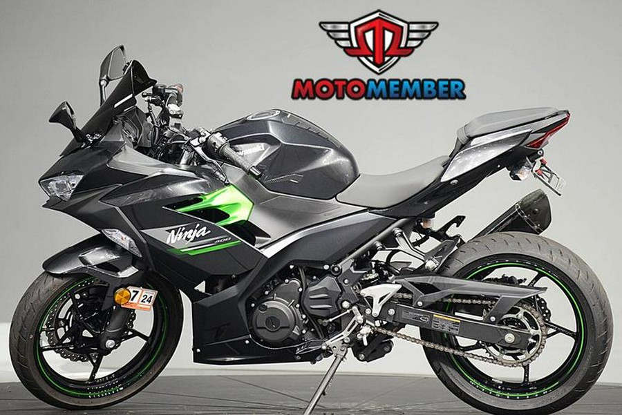 2023 Kawasaki Ninja® 400 Matrix Camo Gray/Metallic Matte Carbon Gray