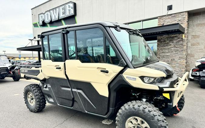 2024 Can-Am® Defender MAX Limited HD10 Desert Tan & Timeless Black