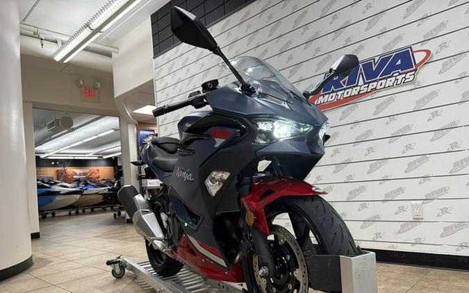 2026 Kawasaki Ninja 500 ABS Metallic Matte Twilight Blue