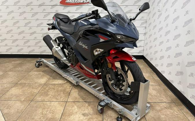 2026 Kawasaki Ninja 500 ABS Metallic Matte Twilight Blue