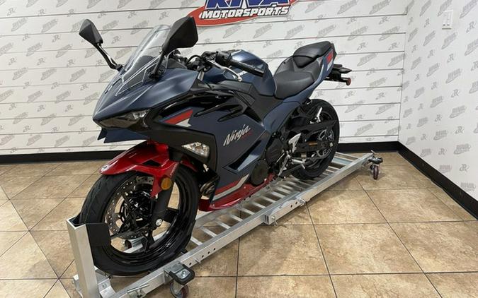 2026 Kawasaki Ninja 500 ABS Metallic Matte Twilight Blue