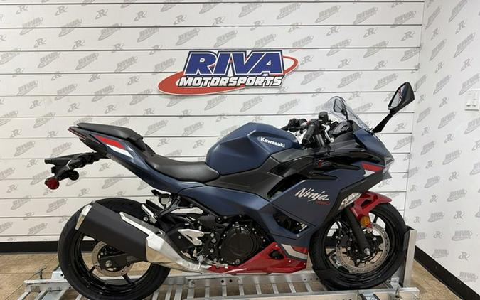 2026 Kawasaki Ninja 500 ABS Metallic Matte Twilight Blue