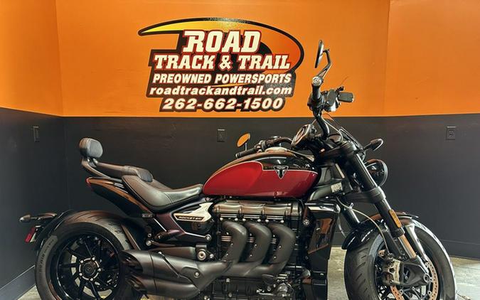2025 Triumph Rocket 3 Storm GT Sapphire Black/Carnival Red