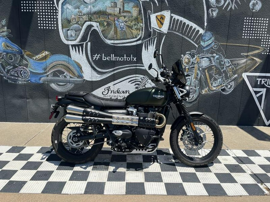 2023 Triumph Scrambler 900 Matte Khaki Green