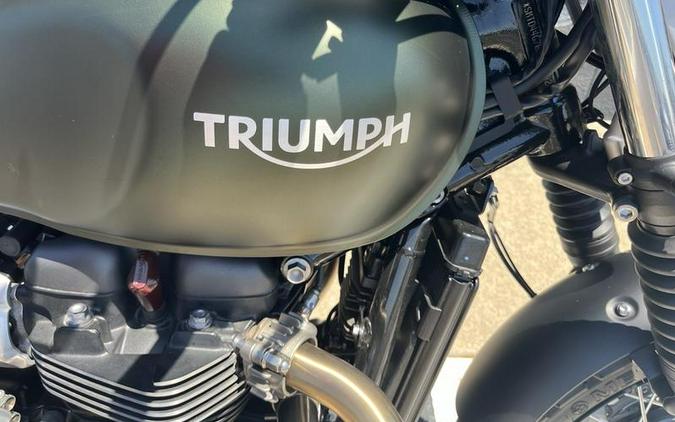 2023 Triumph Scrambler 900 Matte Khaki Green