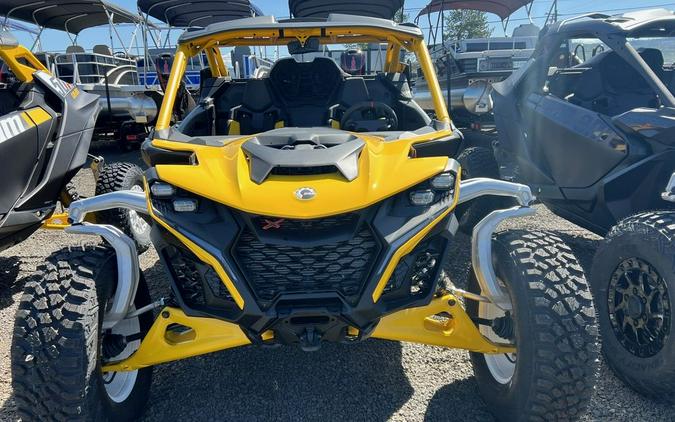 2024 Can-Am® Maverick R X RS with Smart-Shox Carbon Black & Neo Yellow