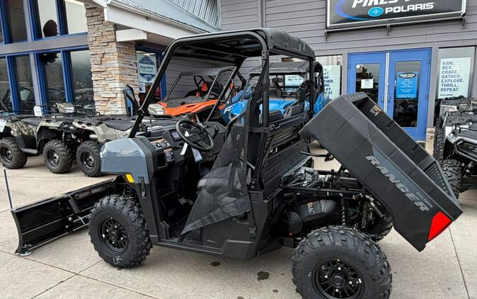2026 Polaris RANGER 500 STEALTH GRAY with PLOW