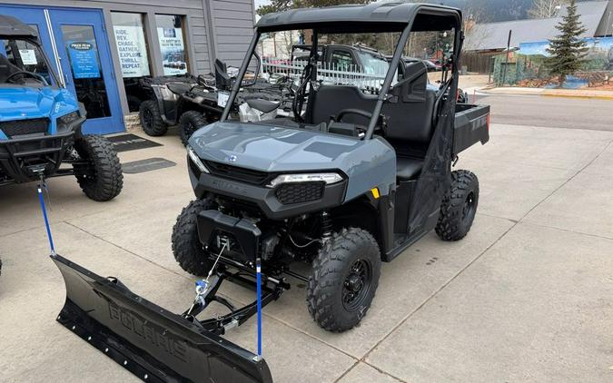 2026 Polaris RANGER 500 STEALTH GRAY with PLOW