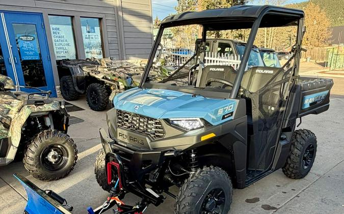 2026 Polaris RANGER 570 SP ZENITH BLUE with PLOW