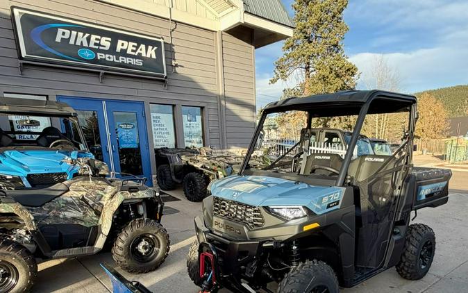 2026 Polaris RANGER 570 SP ZENITH BLUE with PLOW