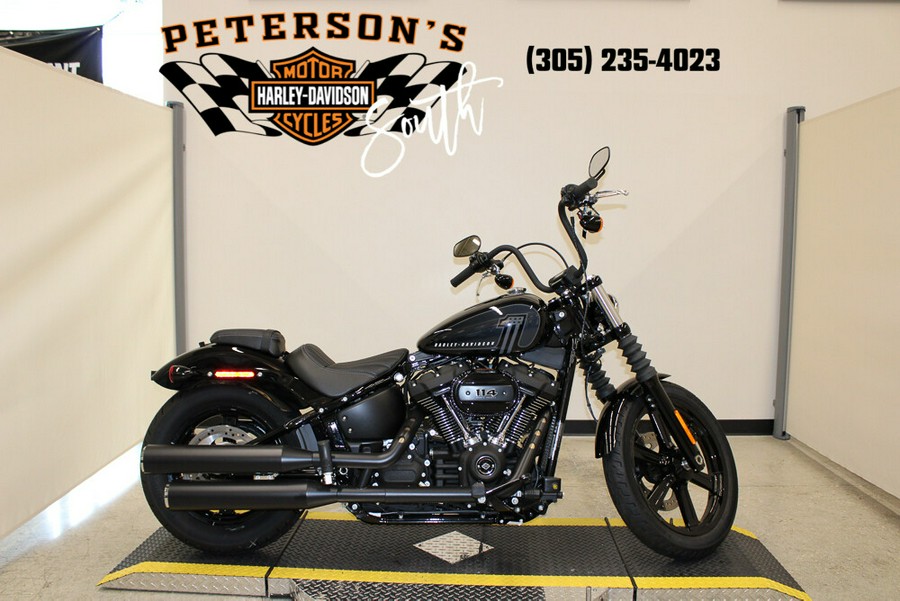 New 2024 Harley-Davidson Street Bob 114 Cruiser FXBBS Motorcycle For Sale In Miami, Florida