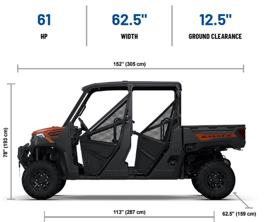 2026 Polaris RANGER CREW 1000 PREMIUM ROVER RUST