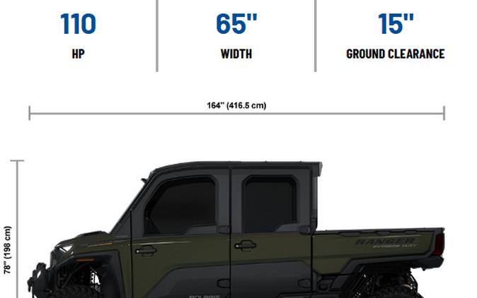 2026 Polaris RANGER CREW XD 1500 NORTHSTAR MOUNTAINEER EDITION TREELINE GREEN