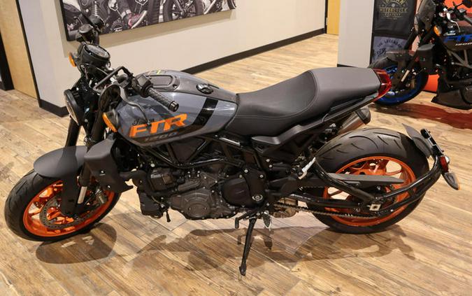 2023 Indian Motorcycle® FTR Stealth Gray/Orange Burst