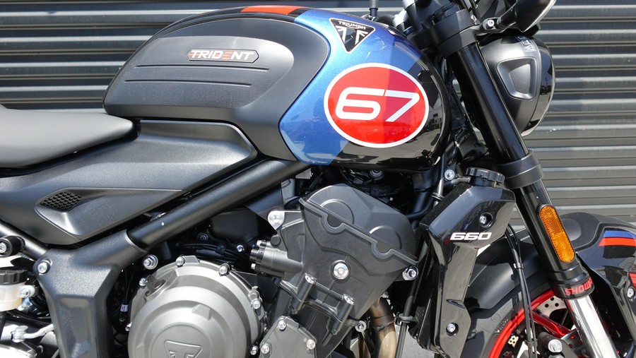 2026 Triumph Trident 660 Triple Tribute