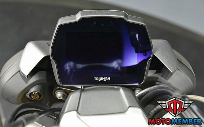 2022 Triumph Speed Triple 1200 RS Matte Silver Ice