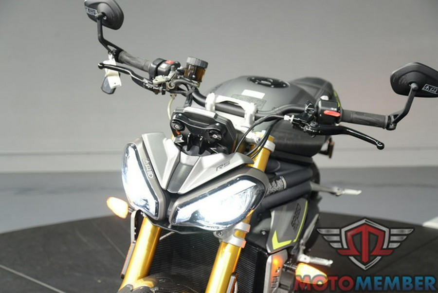 2022 Triumph Speed Triple 1200 RS Matte Silver Ice