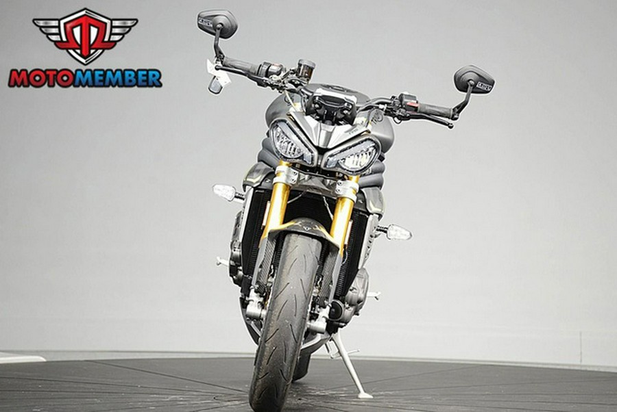 2022 Triumph Speed Triple 1200 RS Matte Silver Ice