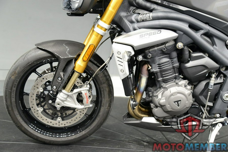 2022 Triumph Speed Triple 1200 RS Matte Silver Ice