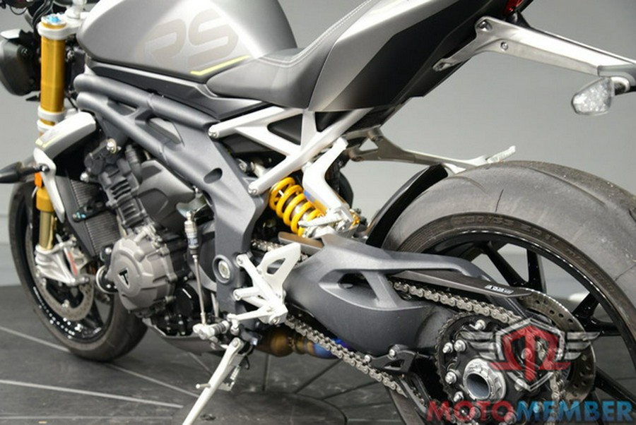 2022 Triumph Speed Triple 1200 RS Matte Silver Ice