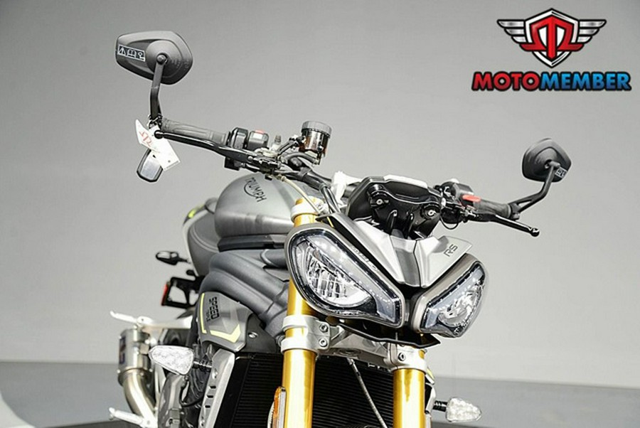 2022 Triumph Speed Triple 1200 RS Matte Silver Ice