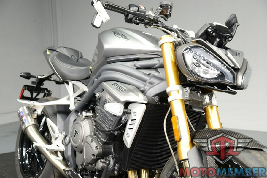 2022 Triumph Speed Triple 1200 RS Matte Silver Ice