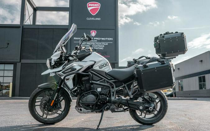 2018 Triumph Tiger 1200 XRT Crystal White