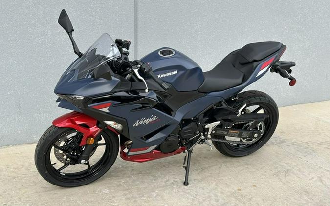 2026 Kawasaki Ninja 500 ABS Metallic Matte Twilight Blue SE ABS