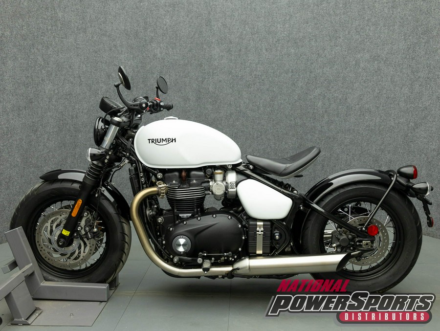 2022 TRIUMPH BONNEVILLE BOBBER