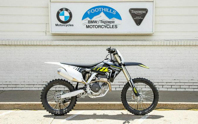 2024 Triumph TF 250-X Racing/Yellow/Black/White