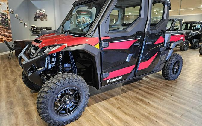 2025 Kawasaki RIDGE CREW HVAC Candy Persimmon Red - 110201