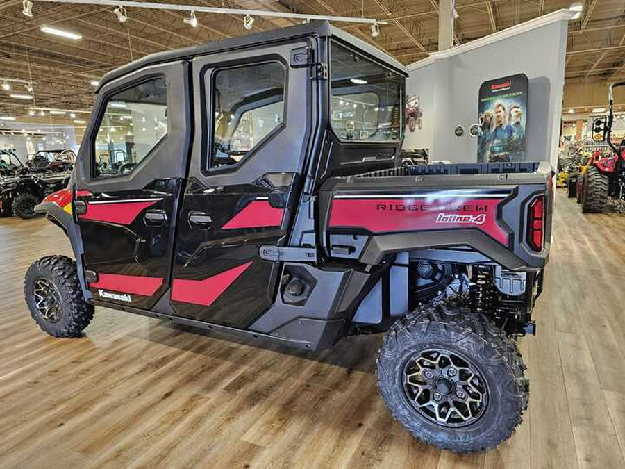 2025 Kawasaki RIDGE CREW HVAC Candy Persimmon Red - 110201