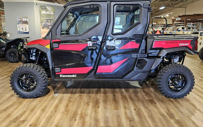 2025 Kawasaki RIDGE CREW HVAC Candy Persimmon Red - 110201