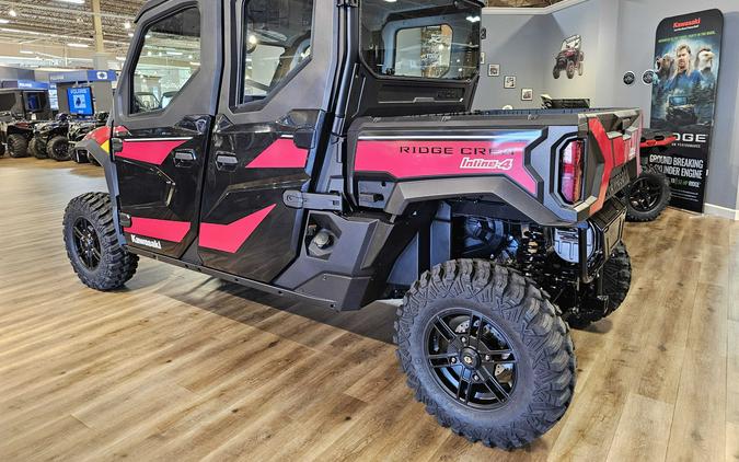 2025 Kawasaki RIDGE CREW HVAC Candy Persimmon Red - 110201